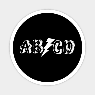 ABCD Back to school design Magnet